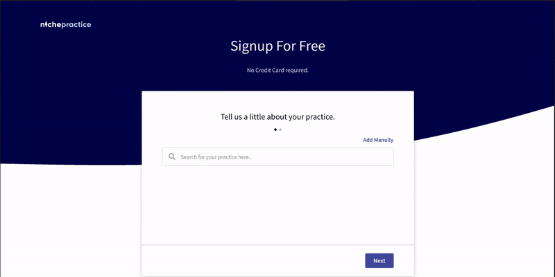 Onboarding flow