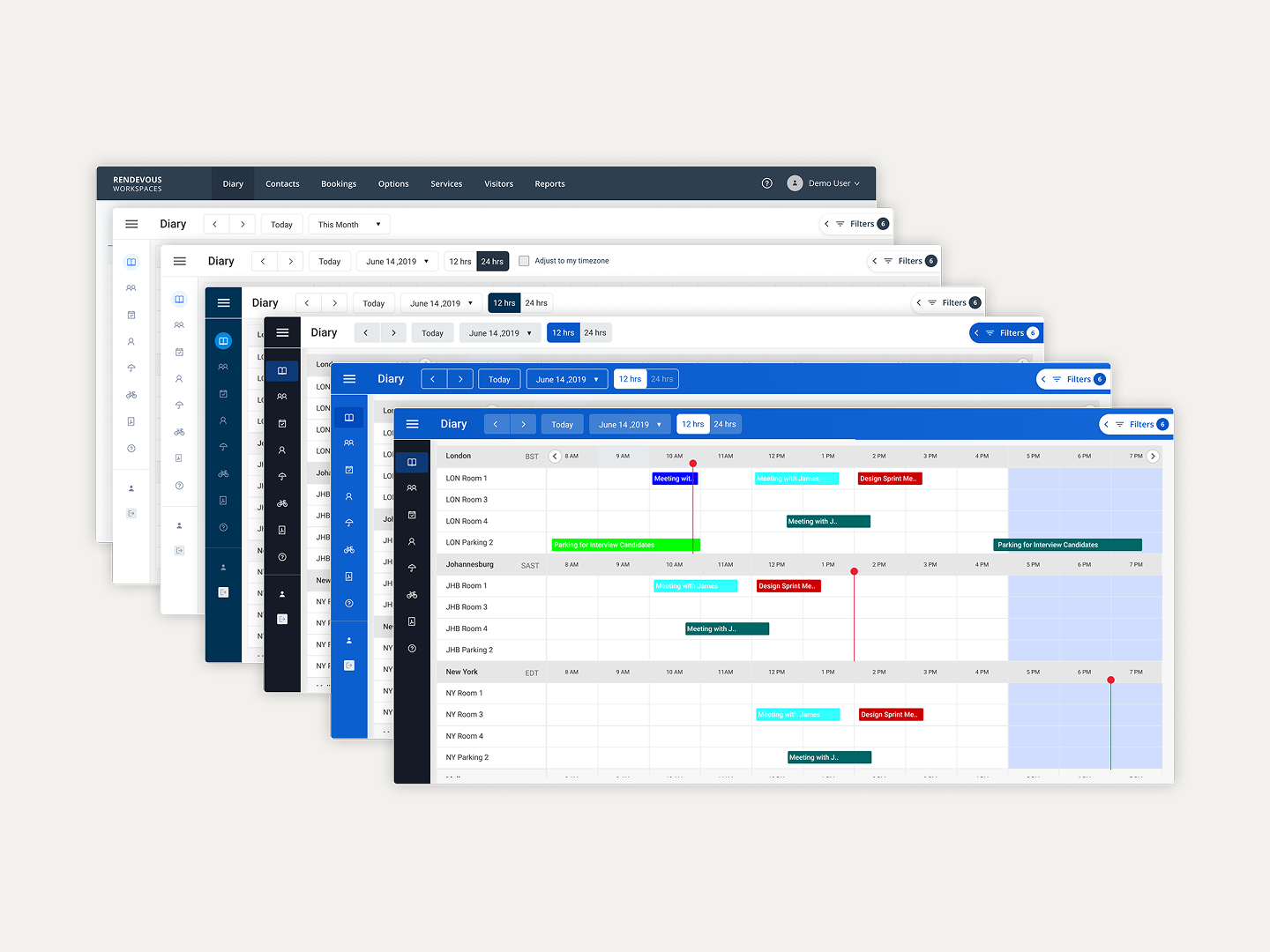 UI iterations